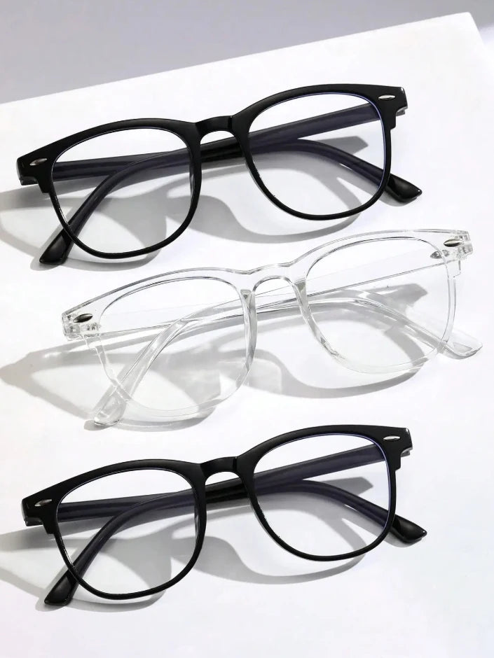 Contemporary Square Glasses – Clean Unisex Design