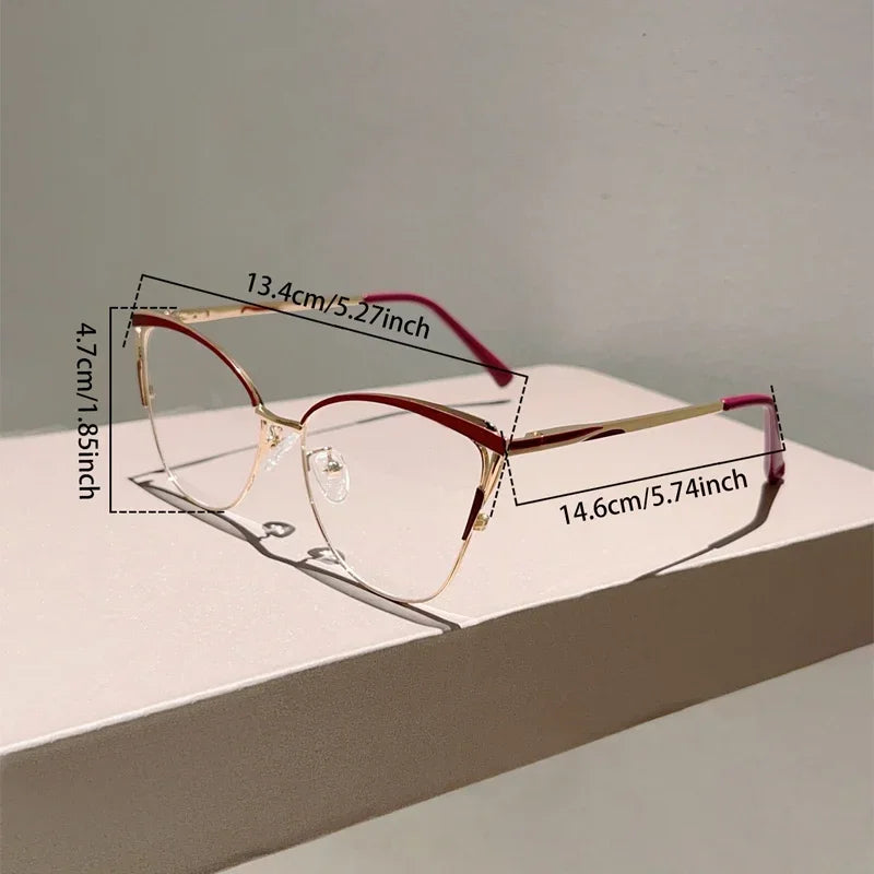 GM LUMIAS Oversized Cat Eye Glasses Women New Fashion
