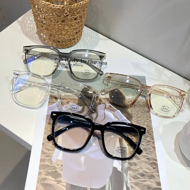Light Frame Anti Blue Glasses Optical Glasses Women
